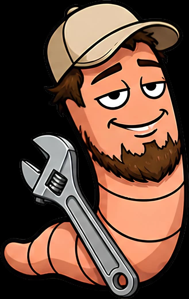 Nathaniel holding an adjustable wrench
